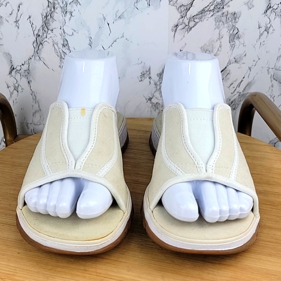 Skechers Women's Slip On Open-Toe/Heel Sport Sandal Ivory/Cream Size 7 - Picture 5 of 10